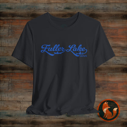 Lake Vibes Unisex T-Shirt - Fuller Lake Graphic Tee, Summer Apparel, Outdoorsy Gift, Lake Lover Shirt, Casual Comfort Wear