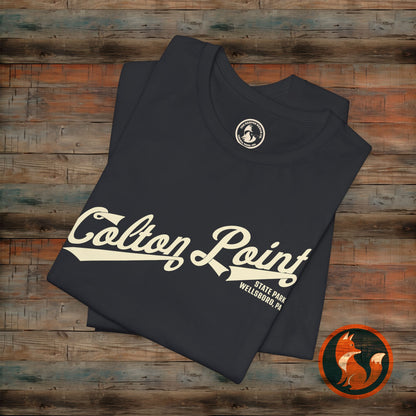 Colton Point Graphic Short Sleeve Tee, Casual Cotton Tee, Unisex T-Shirt, Trendy Summer Shirt, Gift for Travelers, Everyday Wear