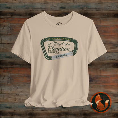 Elevation Society Unisex Tee, Mountain Lovers Shirt, Hiking Apparel, Gift for Adventurers, Outdoorsy T-Shirt