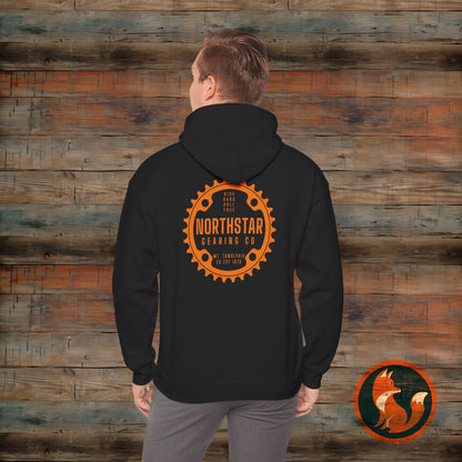 Cozy Unisex Hooded Sweatshirt, Perfect for Casual Wear, Gift for Friends, Outdoor Activities, Fall Fashion, Northstar Design