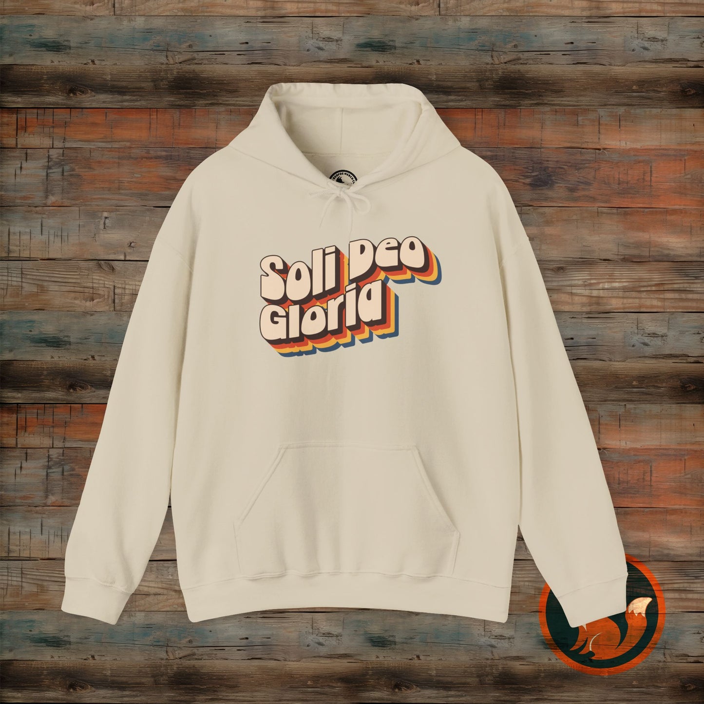 Soli Deo Gloria(Glory to God Alone) Hooded Sweatshirt, Christian Gift, Cozy Layer, Faith-Based Apparel, Unisex Hoodie, Casual Style