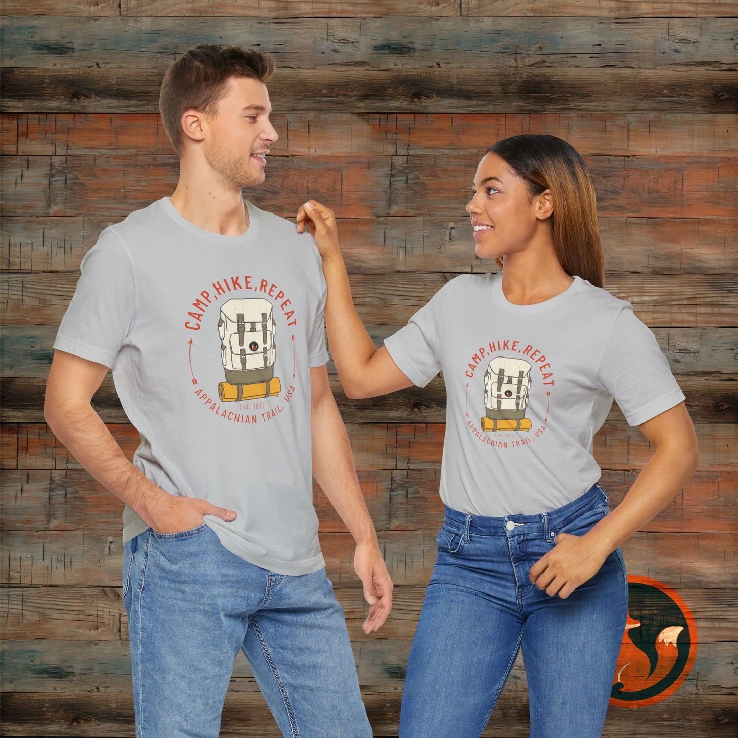 Outdoor Adventure Tee - Camp Hike Repeat, Unisex T-Shirt, Nature Lover Gift, Hiking Shirt, Summer Wardrobe Essential, Camping Apparel