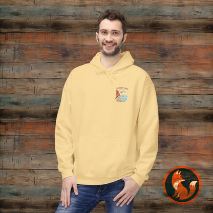 Laguna Beach Sunset Hoodie, Cozy Beachwear, Gift for Him/Her, Summer Apparel, Trendy Fleece