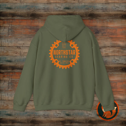 Cozy Unisex Hooded Sweatshirt, Perfect for Casual Wear, Gift for Friends, Outdoor Activities, Fall Fashion, Northstar Design