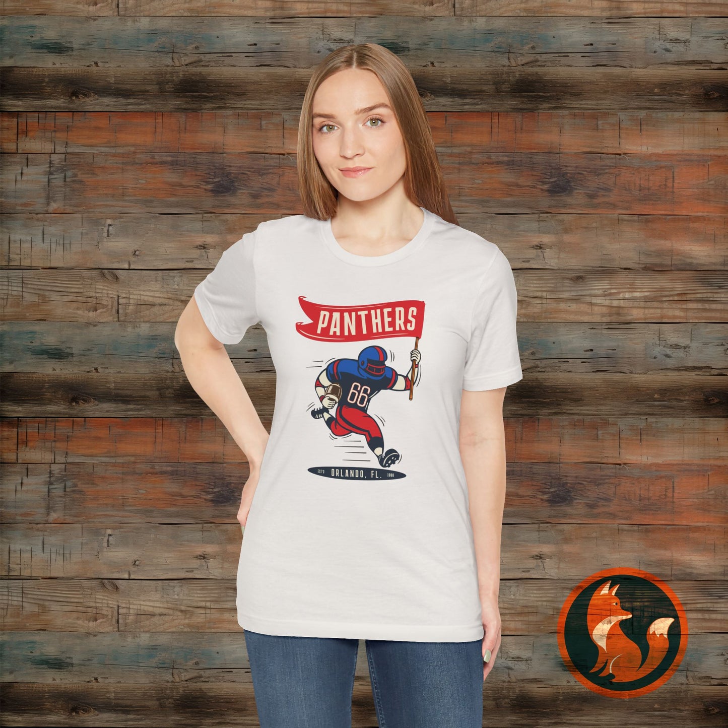 Orlando Panthers CoFL Unisex Jersey Tee, Sporty T-Shirt, Game Day Apparel, Football Fan Shirt, Athletic Wear, Casual Comfort