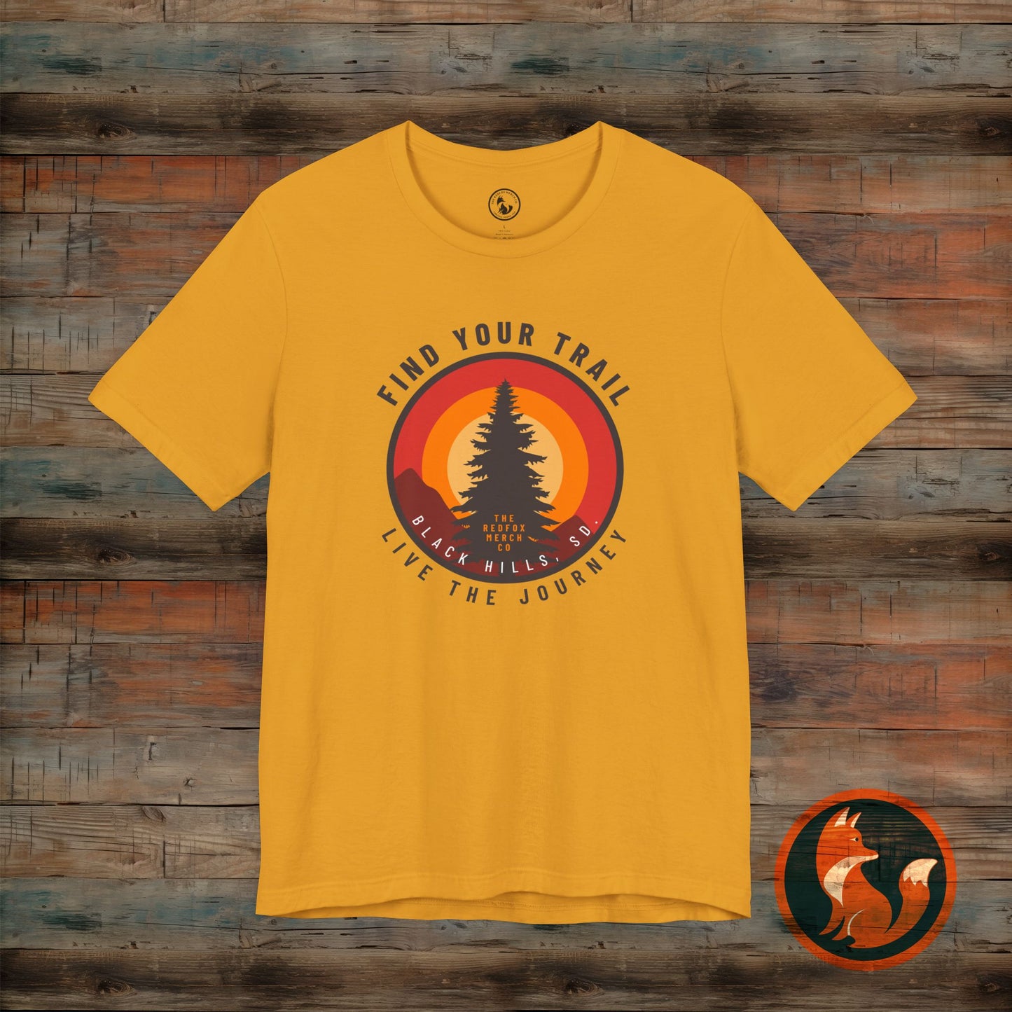 Unisex Adventure T-Shirt - Find Your Trail, Live the Journey, Outdoor Tee, Hiking Gift, Nature Lover Apparel