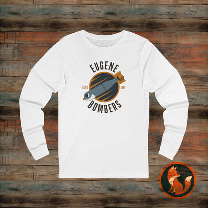 Eugene Bombers Unisex Long Sleeve Tee, Casual Wear, Sports Apparel, Gift for Him/Her, Team Spirit, Comfortable Fashion
