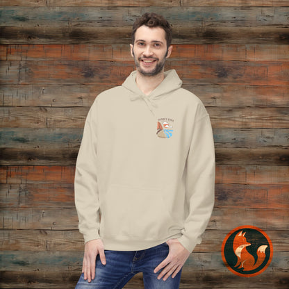 Laguna Beach Sunset Hoodie, Cozy Beachwear, Gift for Him/Her, Summer Apparel, Trendy Fleece