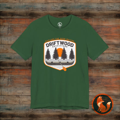 Driftwood Outfitters Unisex Tee, Adventure Shirt, Nature Lover Gift, Camping Apparel, Casual Wear, Perfect all Year