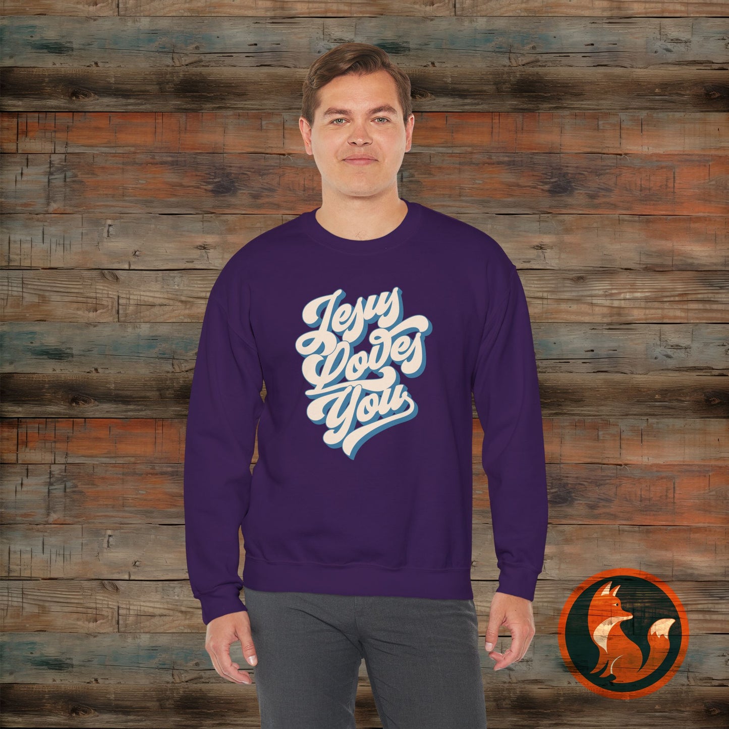 Jesus Loves You Sweatshirt: Unisex Love Design, Cozy Gift for Friends, Family, Valentine's Day, Birthday, Everyday Wear