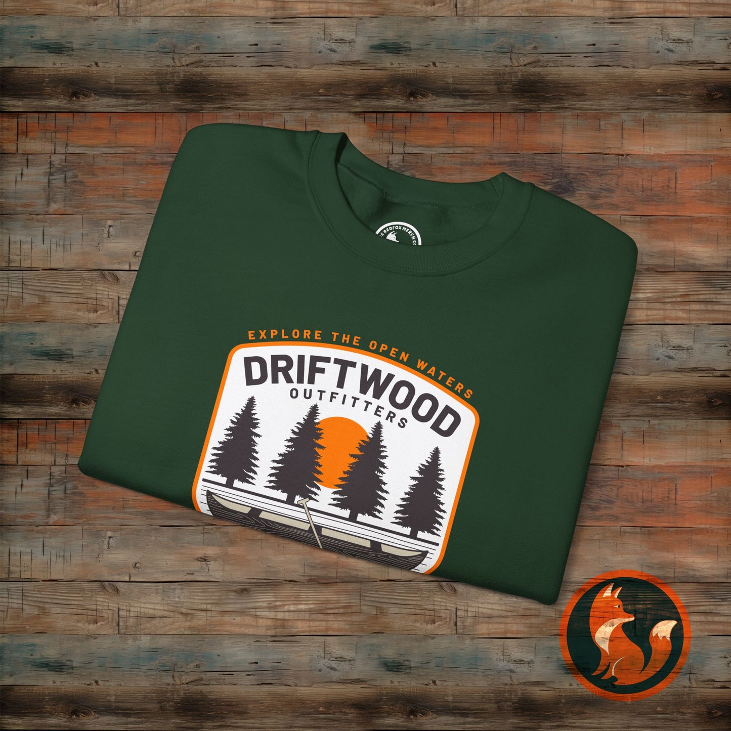 Driftwood Outfitters Crewneck Sweatshirt - Cozy Unisex Pullover for Outdoor Lovers, Perfect for Camping, Hiking, or Casual Wear, [...]