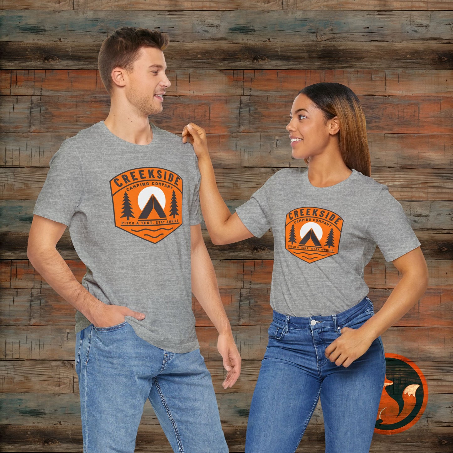Creekside Camping Unisex Tee - Adventure Vibes, Outdoor Excursions, Nature Lover Gift, Summer Campwear, Hiking Apparel, Travel Shirt