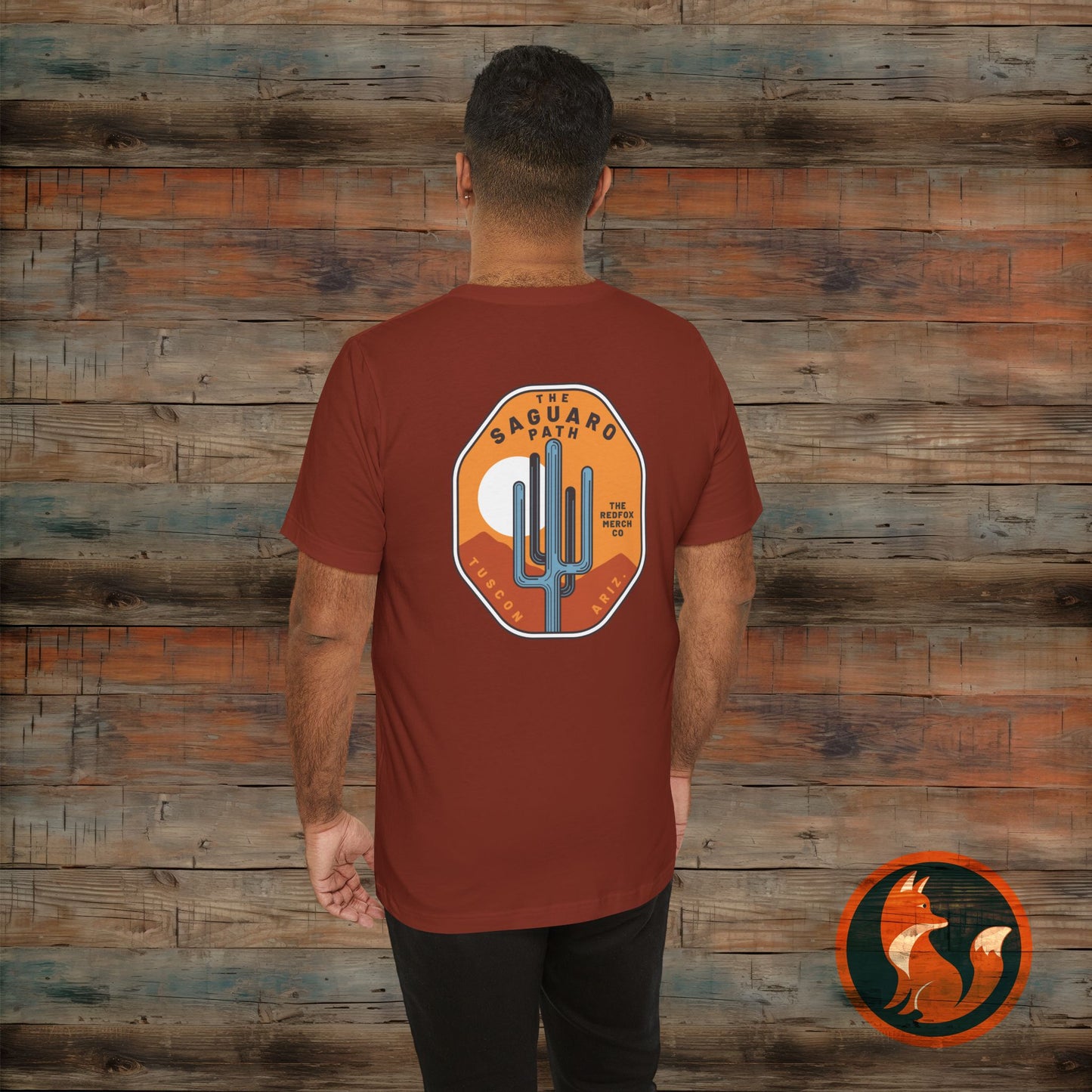 Saguaro Sunset Tee, Unisex Graphic Tee, Desert Vibes Shirt, Travel Souvenir T-Shirt, Outdoor Adventure Wear, Casual Summer Apparel