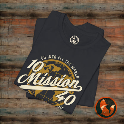 Inspirational Mission Tee, Faith-Based Shirt, Unisex Graphic T-Shirt, Christian Apparel, Gift for Believers, Church Events