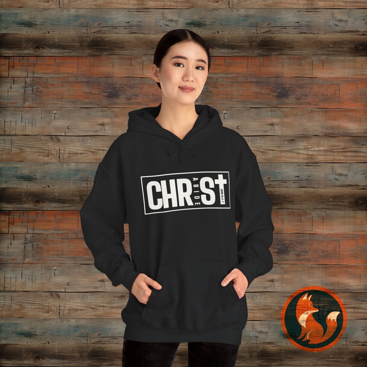 Faith-Inspired Hoodie with Christ Design | Cozy Christian Apparel, Unisex Sweatshirt, Casual Wear, Gift for Believers, Church Events
