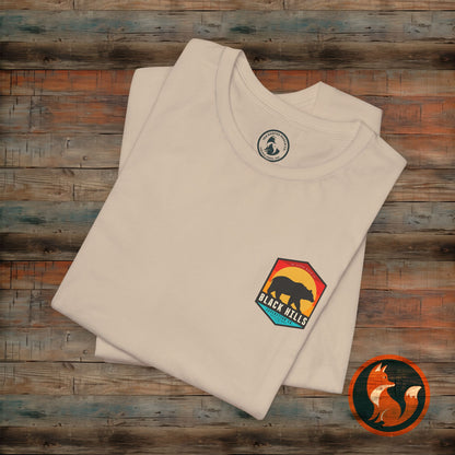 Black Hills Bear Short Sleeve Tee | Adventure Shirt, Nature Lover Gift, Hiking Apparel, Travel Tee, Outdoor Enthusiast Wear