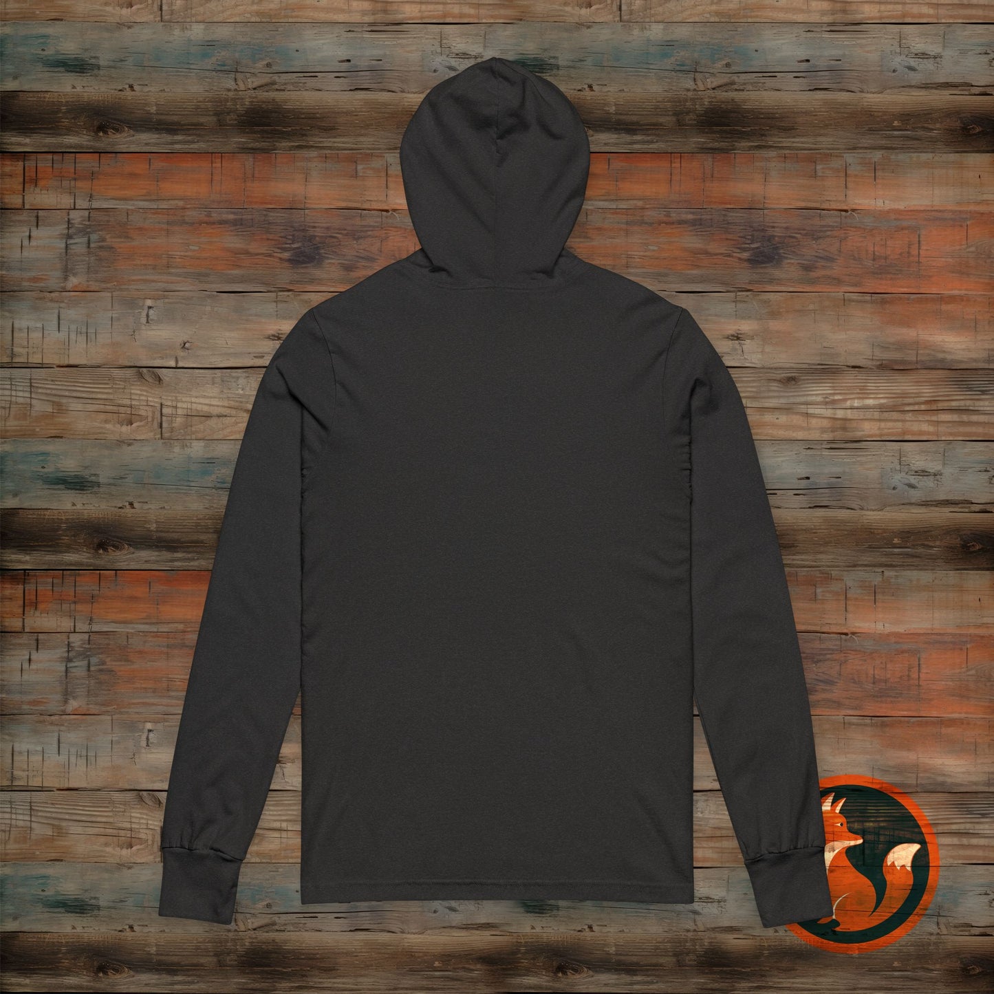Pine River Fishing Hooded Tee - Unisex Long Sleeve Fishing Shirt, Outdoor Gift, Camping Apparel, Fishing Lover's Wear, Relaxed Fit