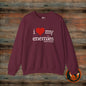 I Love My Enemies Sweatshirt | Unisex Crewneck | Motivational Gift | Funny Quote | Casual Wear | Unique Christian Apparel