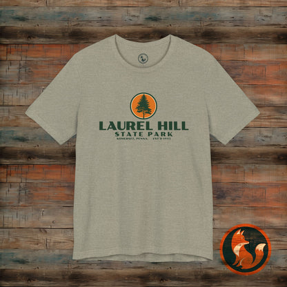 Laurel Hill State Park Tee - Unisex Jersey Short Sleeve T-Shirt, Nature Lover's Gift, Outdoor Adventure Apparel, Casual Wear, Gift for [...]