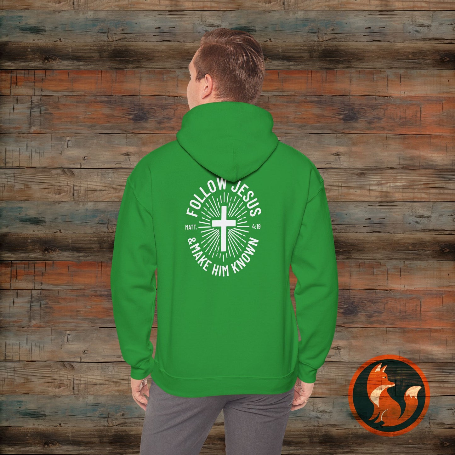Faith-Inspired Hooded Sweatshirt - Follow Jesus Design, Unisex Cozy Pullover, Christian Apparel, Perfect Gift for Believers, Ideal for [...]