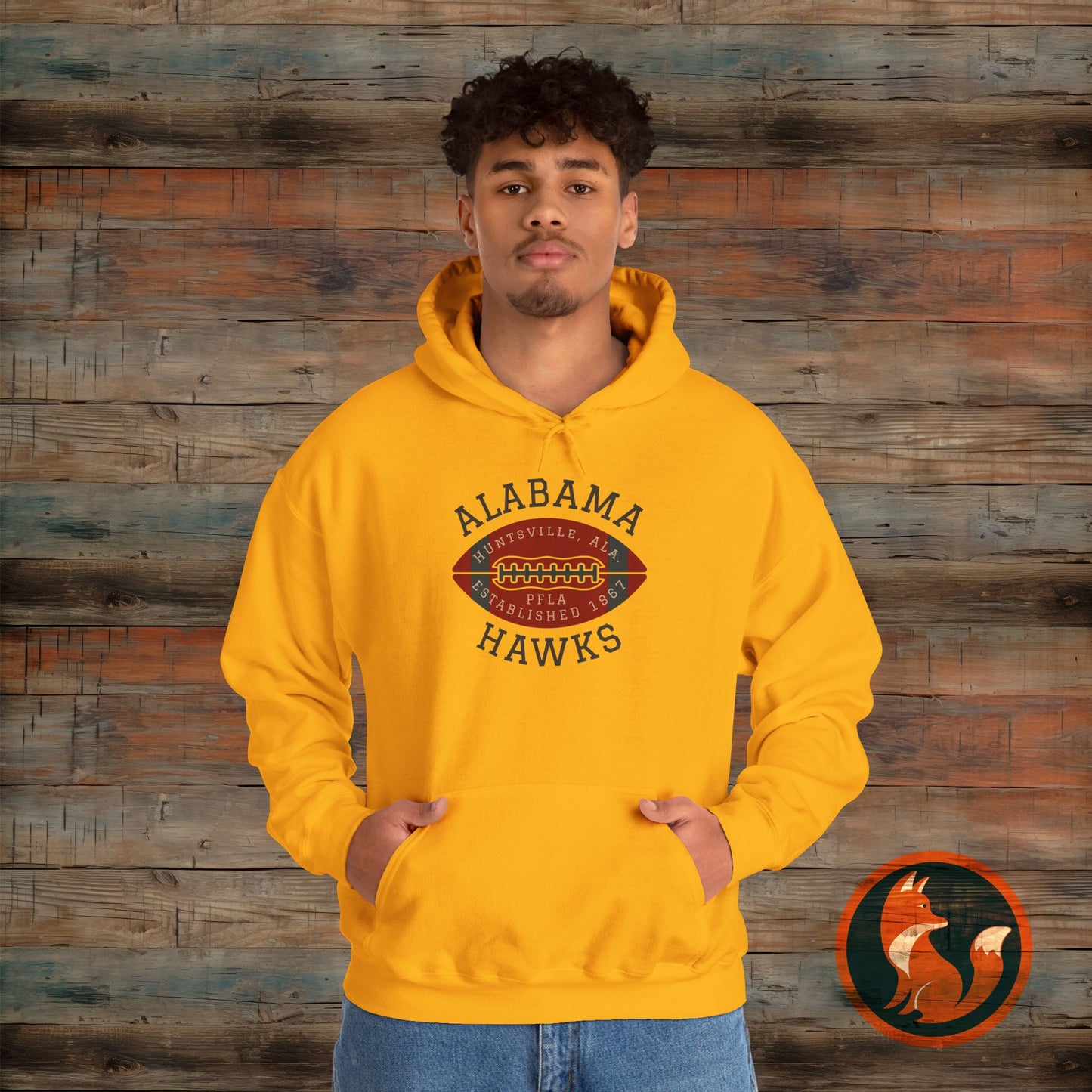 Alabama Hawks Football Sweatshirt, Unisex Casual Hoodie, Team Spirit Gear, Perfect for Game Days, Comfortable All-Season Wear