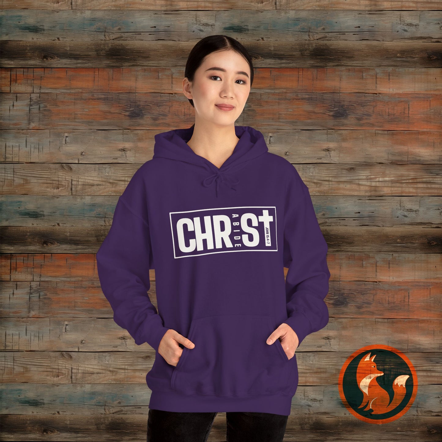 Faith-Inspired Hoodie with Christ Design | Cozy Christian Apparel, Unisex Sweatshirt, Casual Wear, Gift for Believers, Church Events