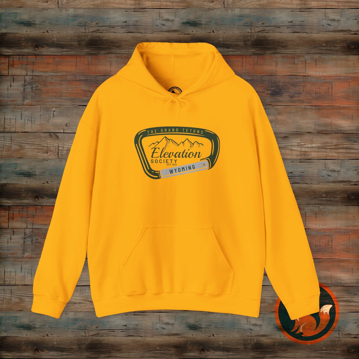 Elevation Society Hoodie, Cozy Unisex Sweatshirt for Outdoor Adventures, Perfect for Friends, Gift for Grads, Casual Wear, Travel