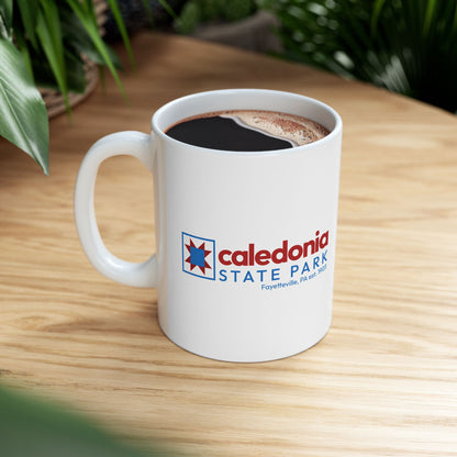 Caledonia State Park Ceramic Mug, 11oz, Perfect for Nature Lovers, Great Gift for Hikers, Coffee Lovers, Travel Memento