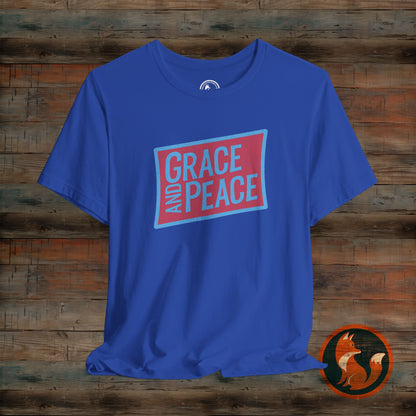Grace and Peace Unisex Tee, Casual Wear, Everyday Style, Spiritual Gift, Faith-Based Fashion, Comfortable T-Shirt, Thoughtful Present