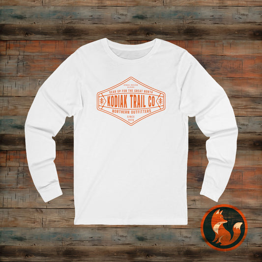 Kodiak Trail Co Long Sleeve Tee | Adventure Gear, Unisex Outdoor Shirt, Camping Outfit, Gift for Adventurers, Hiking Apparel