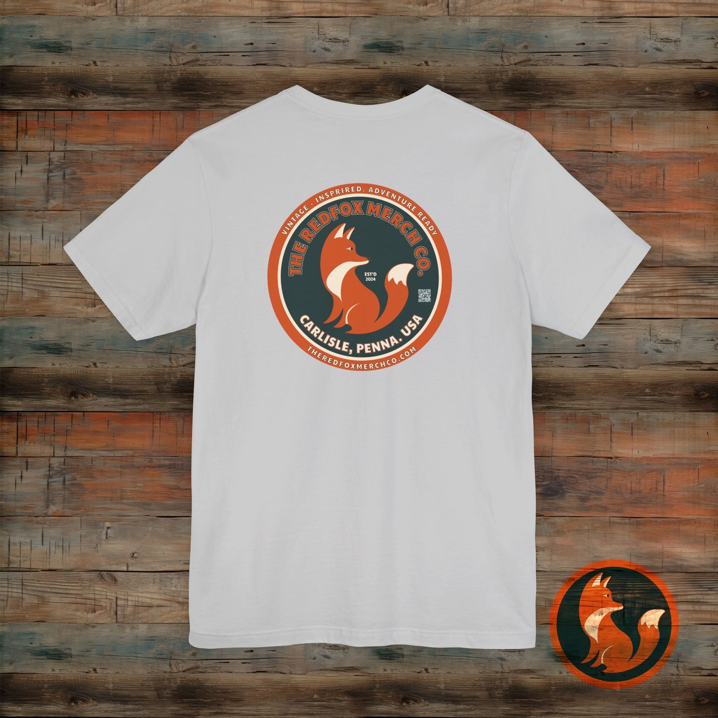 RedFox Graphic Tee for Official Merch, Casual Unisex Shirt, Outdoor Adventure Apparel, Gift for Wildlife Enthusiasts, Eco-Friendly Fashion