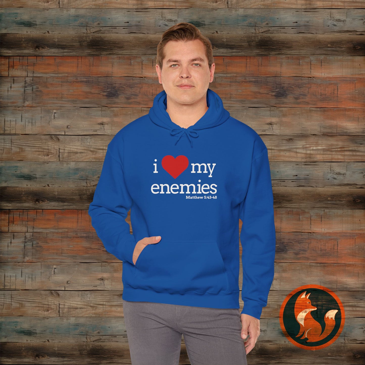 I love My Enemies Hoodie - Unisex Heavy Blend Sweatshirt, Christian Apparel, Gift for Faith Lovers, Inspirational Clothing, Cozy [...]