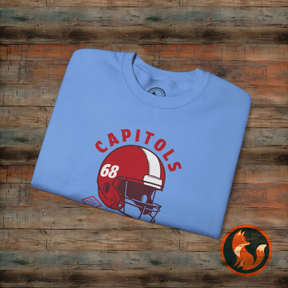 Vintage Football Crewneck Sweatshirt, Retro Sports Sweatshirt, Classic Athletic Apparel, Cozy Gifts for Fans, Game Day Style