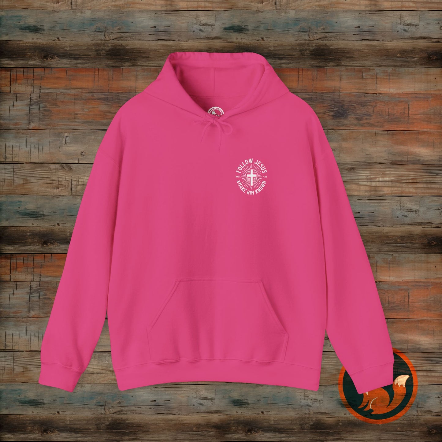 Faith-Inspired Hooded Sweatshirt - Follow Jesus Design, Unisex Cozy Pullover, Christian Apparel, Perfect Gift for Believers, Ideal for [...]