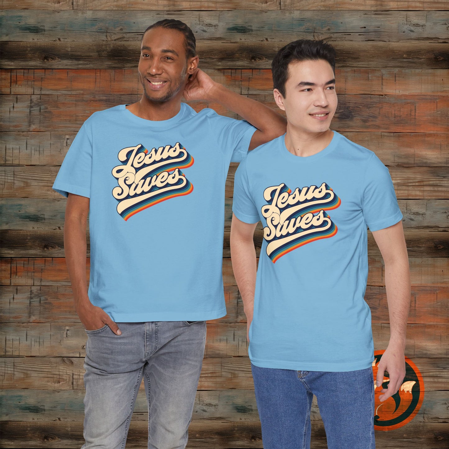 Stylish Jesus Saves Tee, Faith-Based Tee, Unisex Graphic Shirt, Everyday Comfort, Perfect Gift for Believers