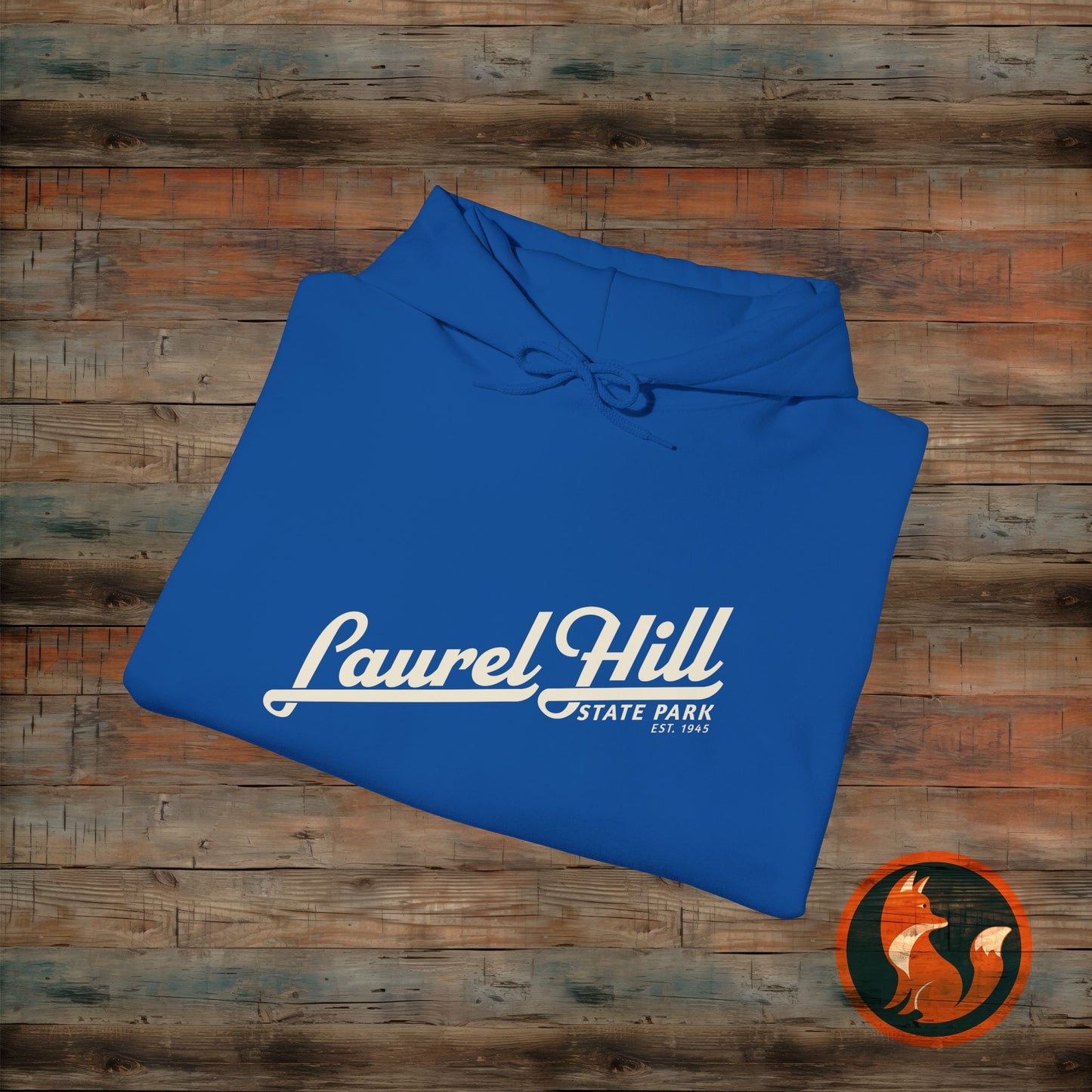 Laurel Hill State Park Vintage Hoodie, Comfort Apparel, Unisex Sweatshirt, Casual Wear, Gift for Him/Her, Cozy Layering