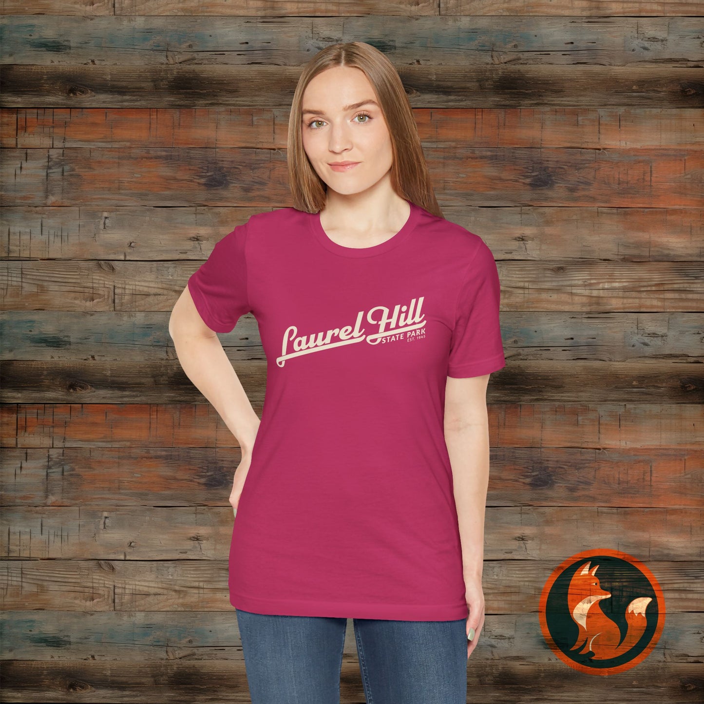 Laurel Hill State Park Tee, Unisex Green Short Sleeve Shirt for Outdoor Lovers, Nature Gift, Adventure Apparel, Hiking T-Shirt, Summer Wear