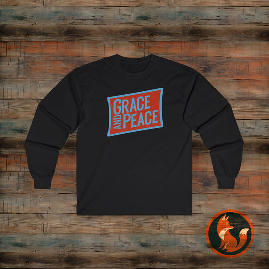 Grace and Peace Unisex Long Sleeve Tee, Spiritual Gift, Inspirational Shirt, Cozy Casual Wear, Perfect for Any Occasion