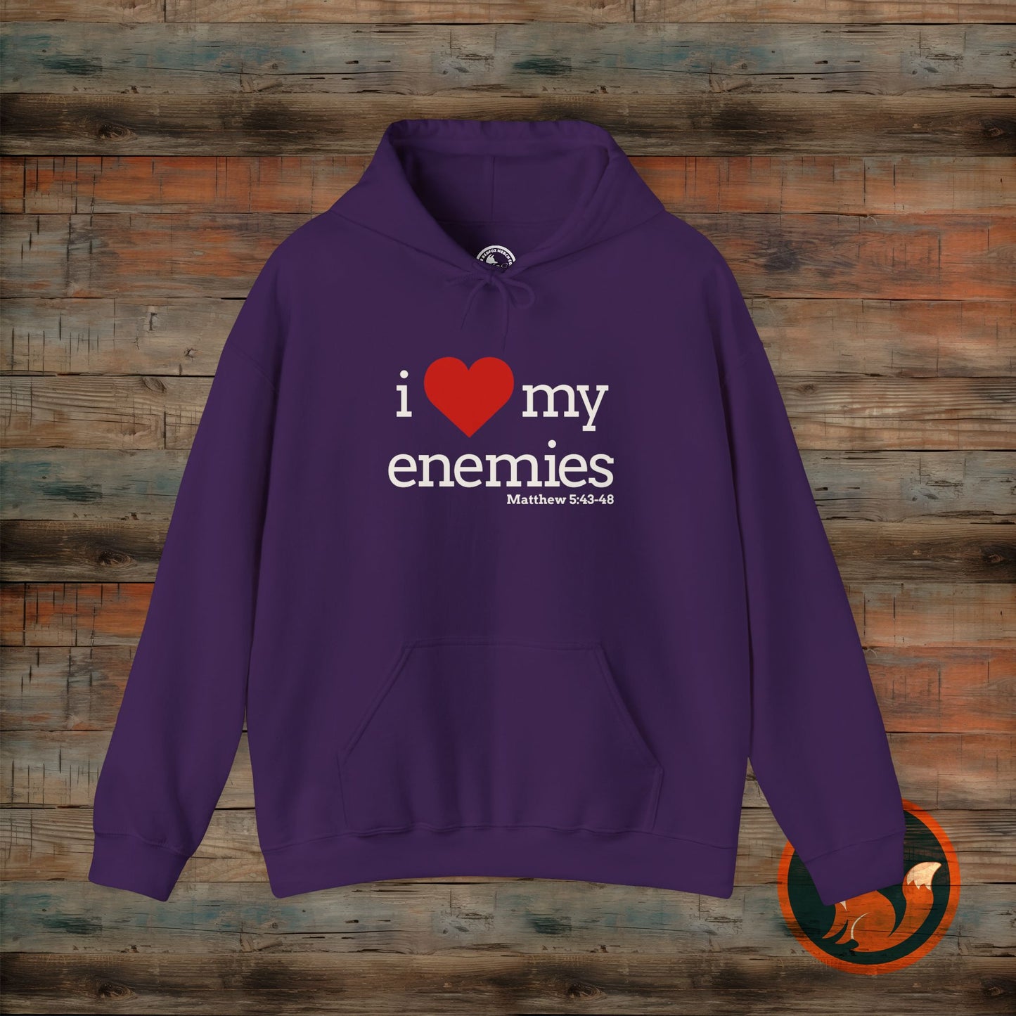 I love My Enemies Hoodie - Unisex Heavy Blend Sweatshirt, Christian Apparel, Gift for Faith Lovers, Inspirational Clothing, Cozy [...]