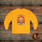 Desert Sunset Long Sleeve Tee, Prickly Path Graphic Shirt, Texas Desert Apparel, Unisex Casual Wear, Nature Lover Gift
