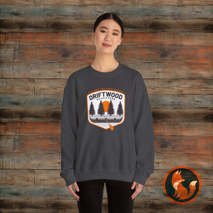 Driftwood Outfitters Crewneck Sweatshirt - Cozy Unisex Pullover for Outdoor Lovers, Perfect for Camping, Hiking, or Casual Wear, [...]