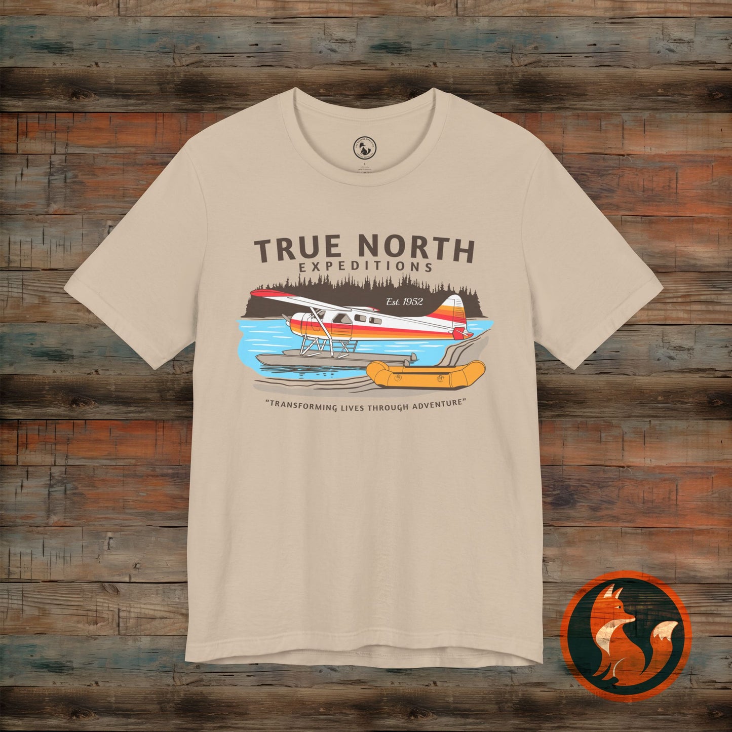 Adventure-Inspired Unisex Tee: True North Expeditions, Outdoor Shirt, Travel Apparel, Water Sports T-Shirt, Gift for Adventurers, [...]