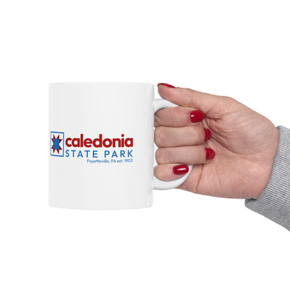 Caledonia State Park Ceramic Mug, 11oz, Perfect for Nature Lovers, Great Gift for Hikers, Coffee Lovers, Travel Memento