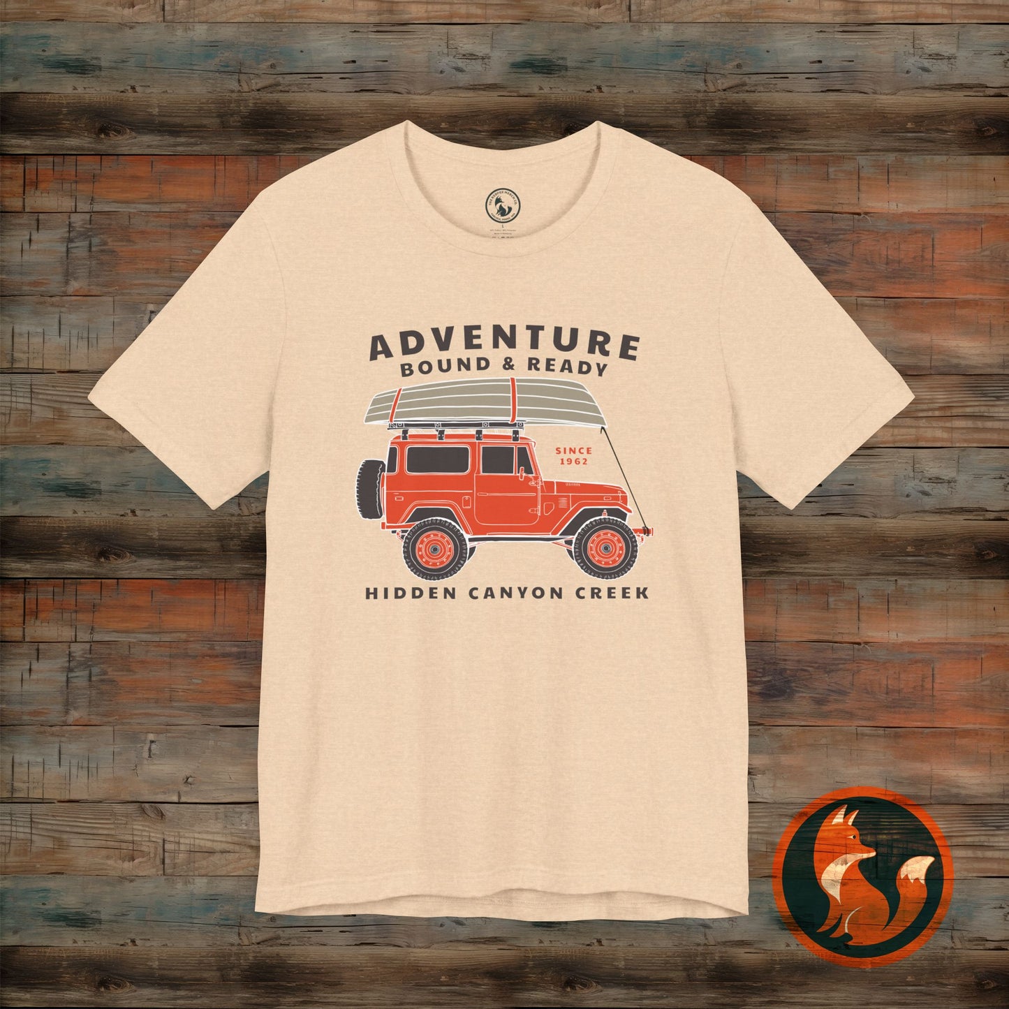 Adventure Bound & Ready Tee, Unisex T-Shirt, Outdoor Apparel, Camping Gift, Travel Shirt, Adventure Lover's Top