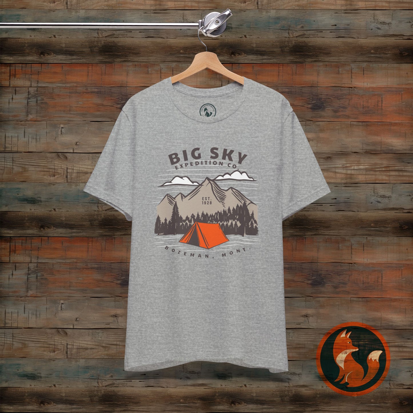 Adventure Inspired Graphic Tee, Outdoor T-Shirt, Camping Apparel, Nature Lover Gift, Travel Shirt, Big Sky Expedition