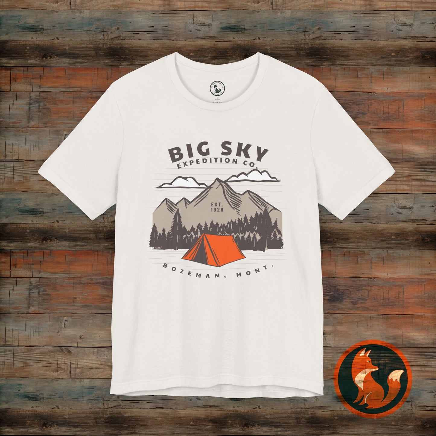 Adventure Inspired Graphic Tee, Outdoor T-Shirt, Camping Apparel, Nature Lover Gift, Travel Shirt, Big Sky Expedition