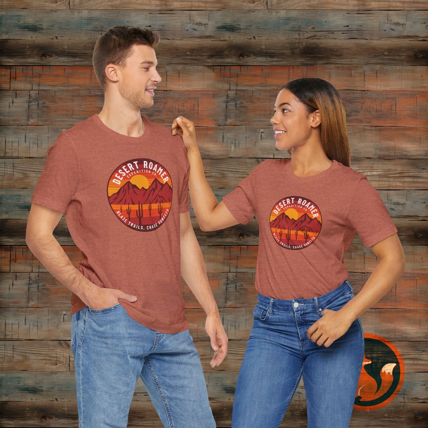 Desert Roamer Tee - Unisex Jersey Short Sleeve Shirt, Hiking Gift, Adventure Apparel, Travel T-Shirt, Outdoorsy Style
