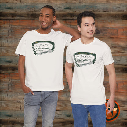 Elevation Society Unisex Tee, Mountain Lovers Shirt, Hiking Apparel, Gift for Adventurers, Outdoorsy T-Shirt