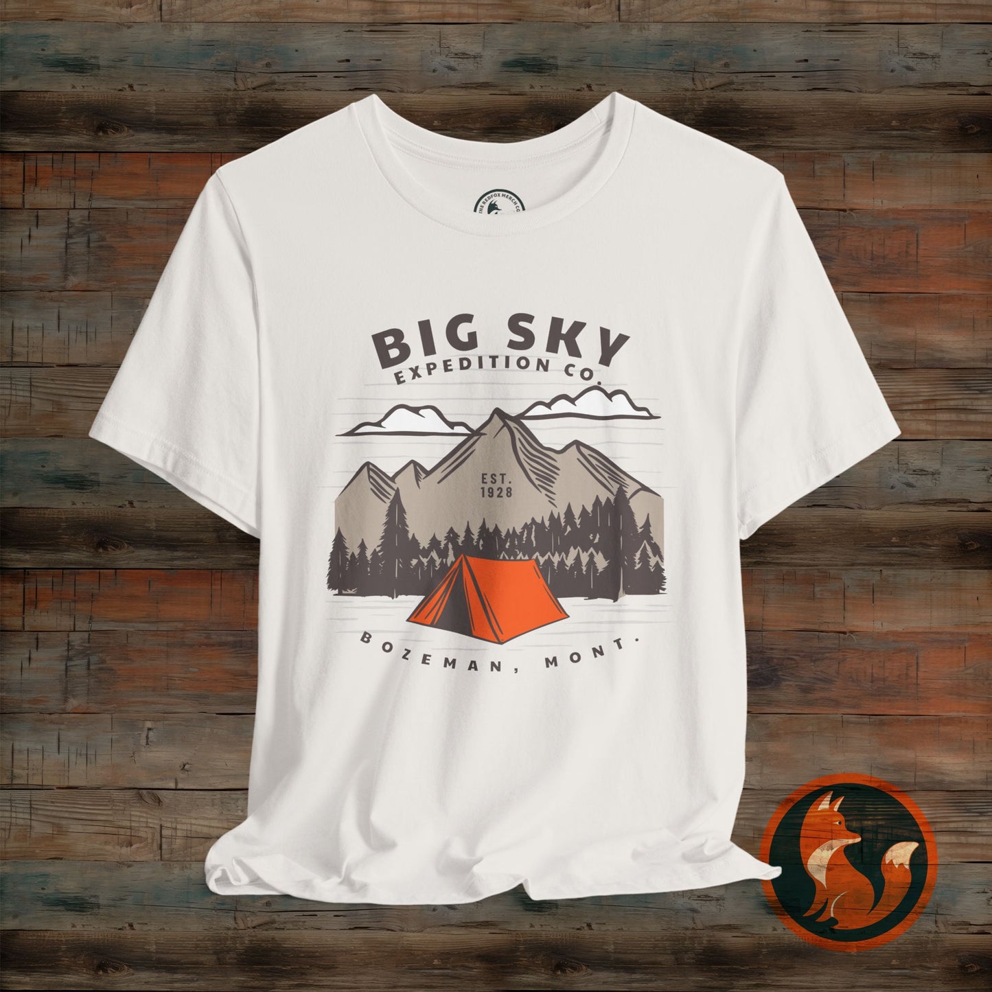Adventure Inspired Graphic Tee, Outdoor T-Shirt, Camping Apparel, Nature Lover Gift, Travel Shirt, Big Sky Expedition