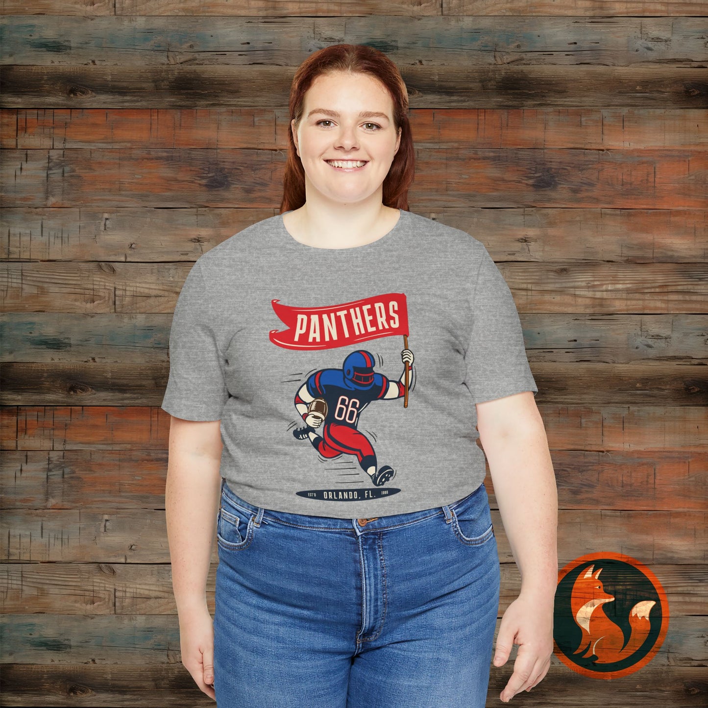 Orlando Panthers CoFL Unisex Jersey Tee, Sporty T-Shirt, Game Day Apparel, Football Fan Shirt, Athletic Wear, Casual Comfort